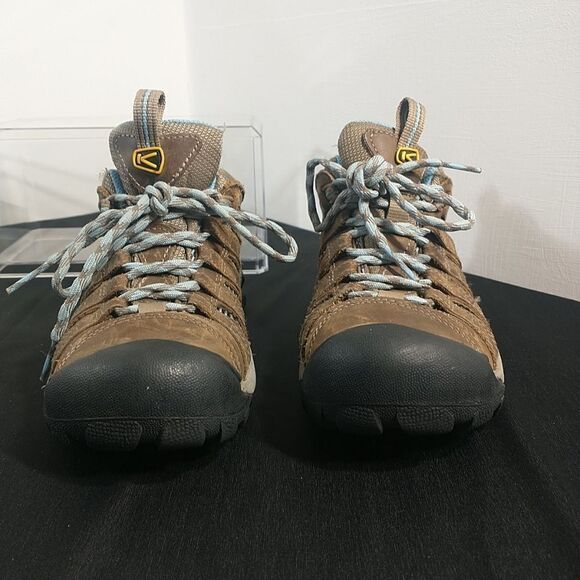 Keen Women's SZ 6.5 Voyageur Hiking Shoes 1011523 Brindle Alaskan Blue. - Picture 5 of 9